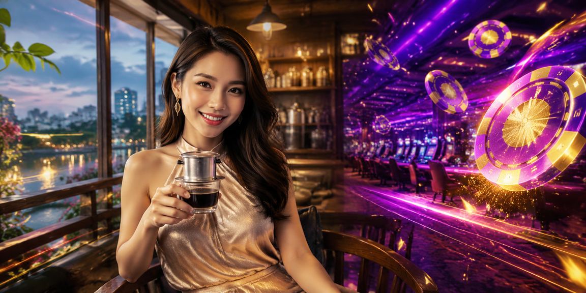 Người dùng tại Hà Nội theo dõi nội dung casino và cá cược trong quán cà phê